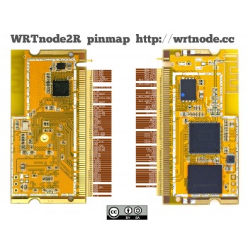 برد دو هسته ای WRTnode2R با پشتیبانی از OpenWrt به همراه شیلد استاندارد
